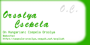 orsolya csepela business card